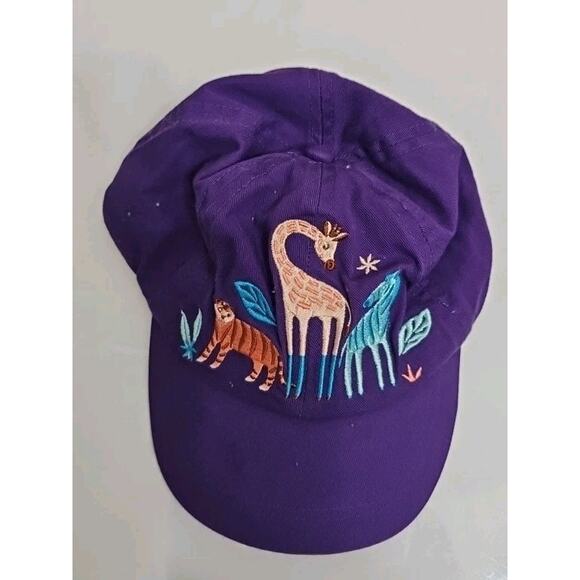 The Living Desert Zoo And Gardens Children’s Hat Purple Embroidered Vintage main image 4